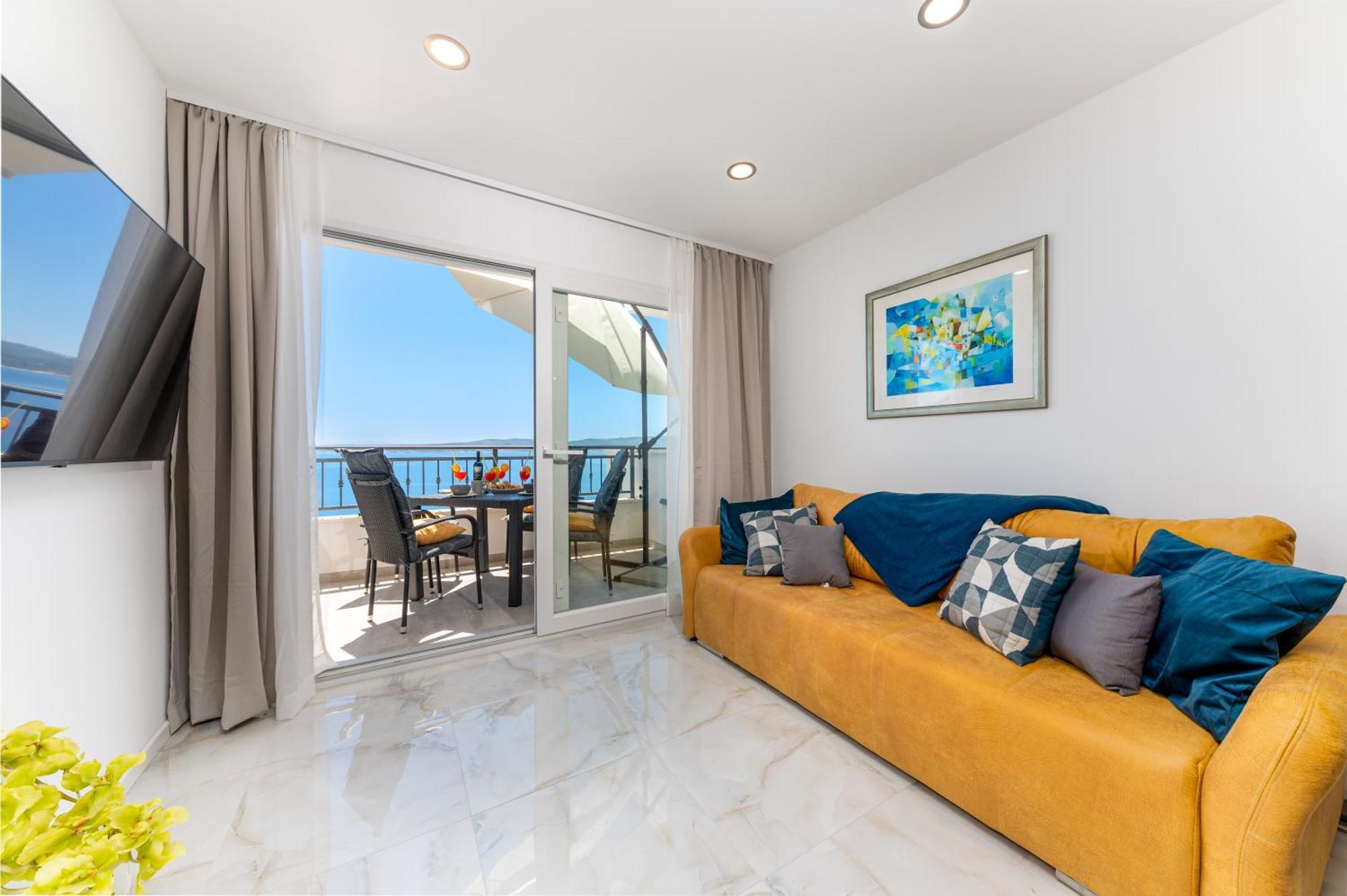Seaview Apartments Nives Brela Ngoại thất bức ảnh