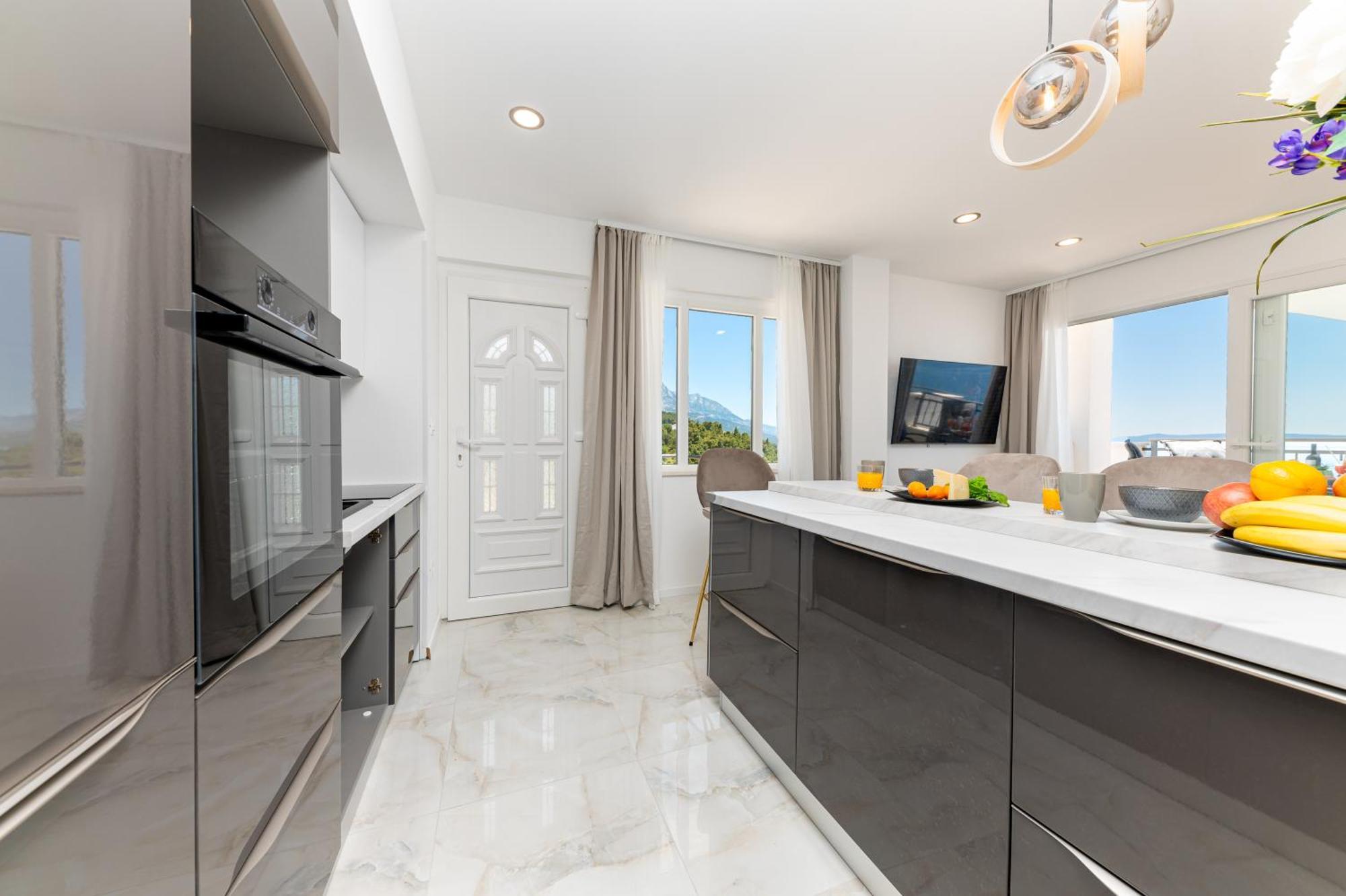 Seaview Apartments Nives Brela Ngoại thất bức ảnh