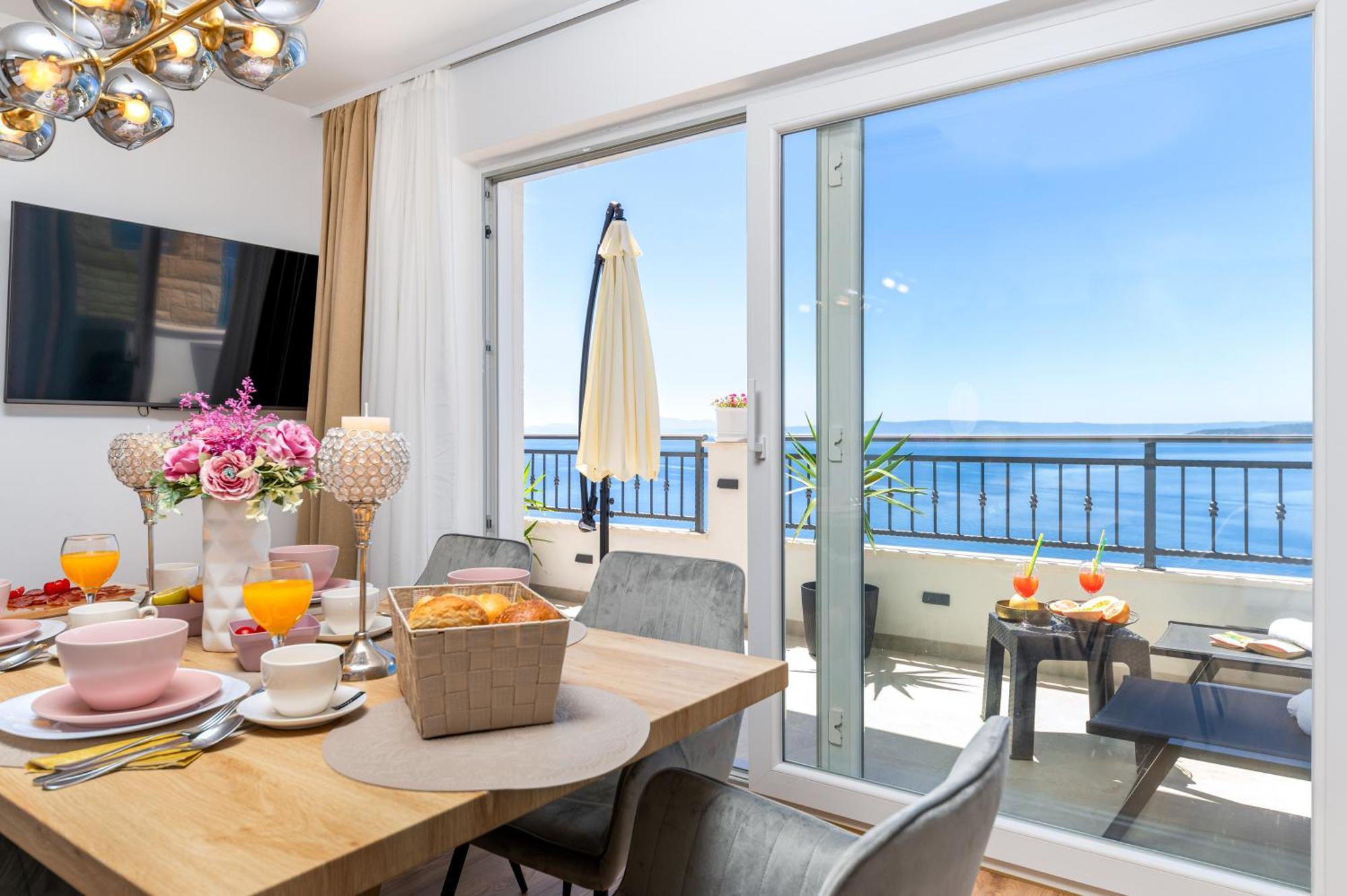 Seaview Apartments Nives Brela Phòng bức ảnh